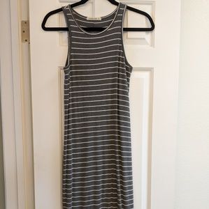 Marine Layer Midi Striped Sleeveless Dress